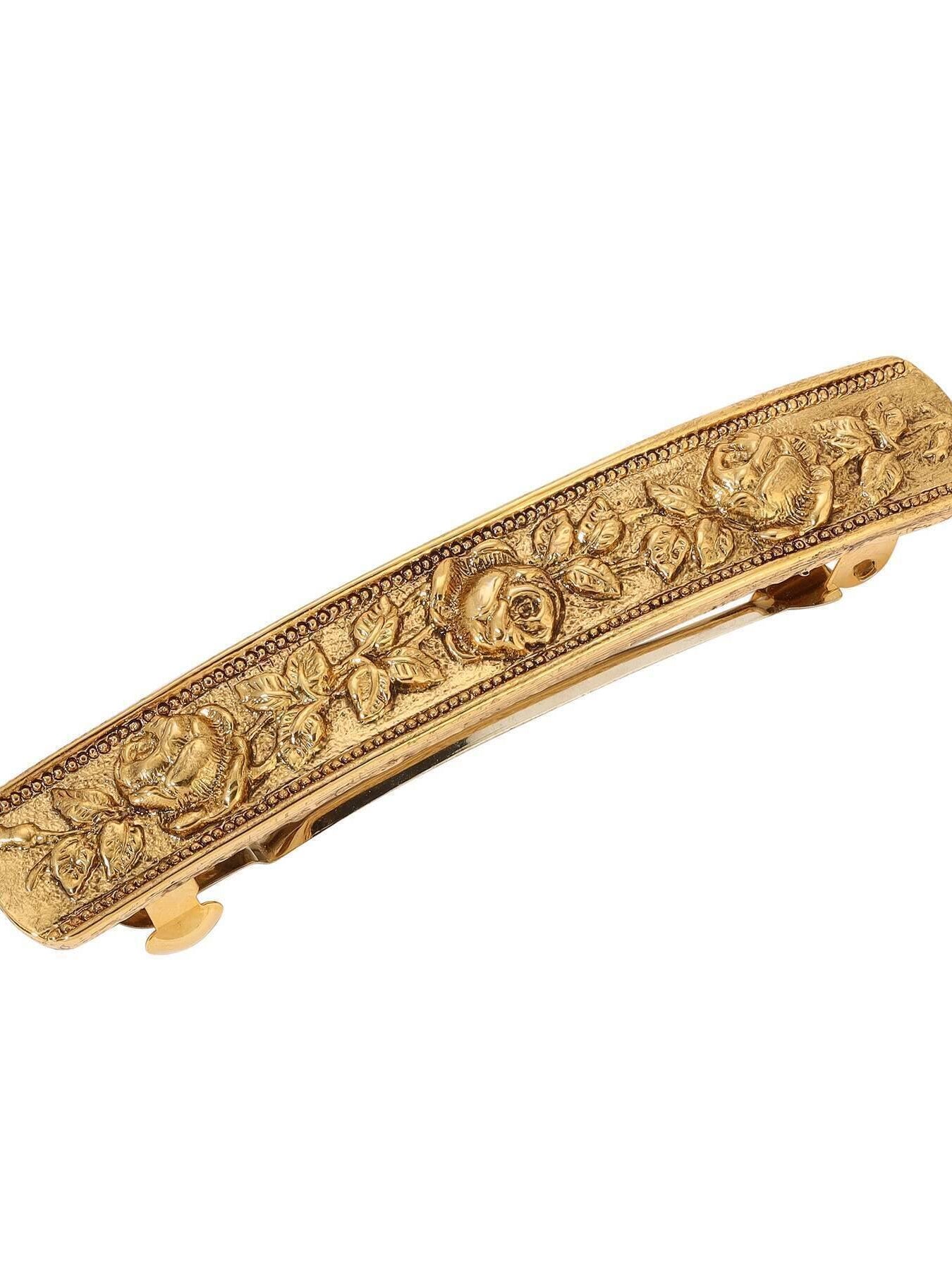 1928 Jewelry Rose Garden Hair Barrette