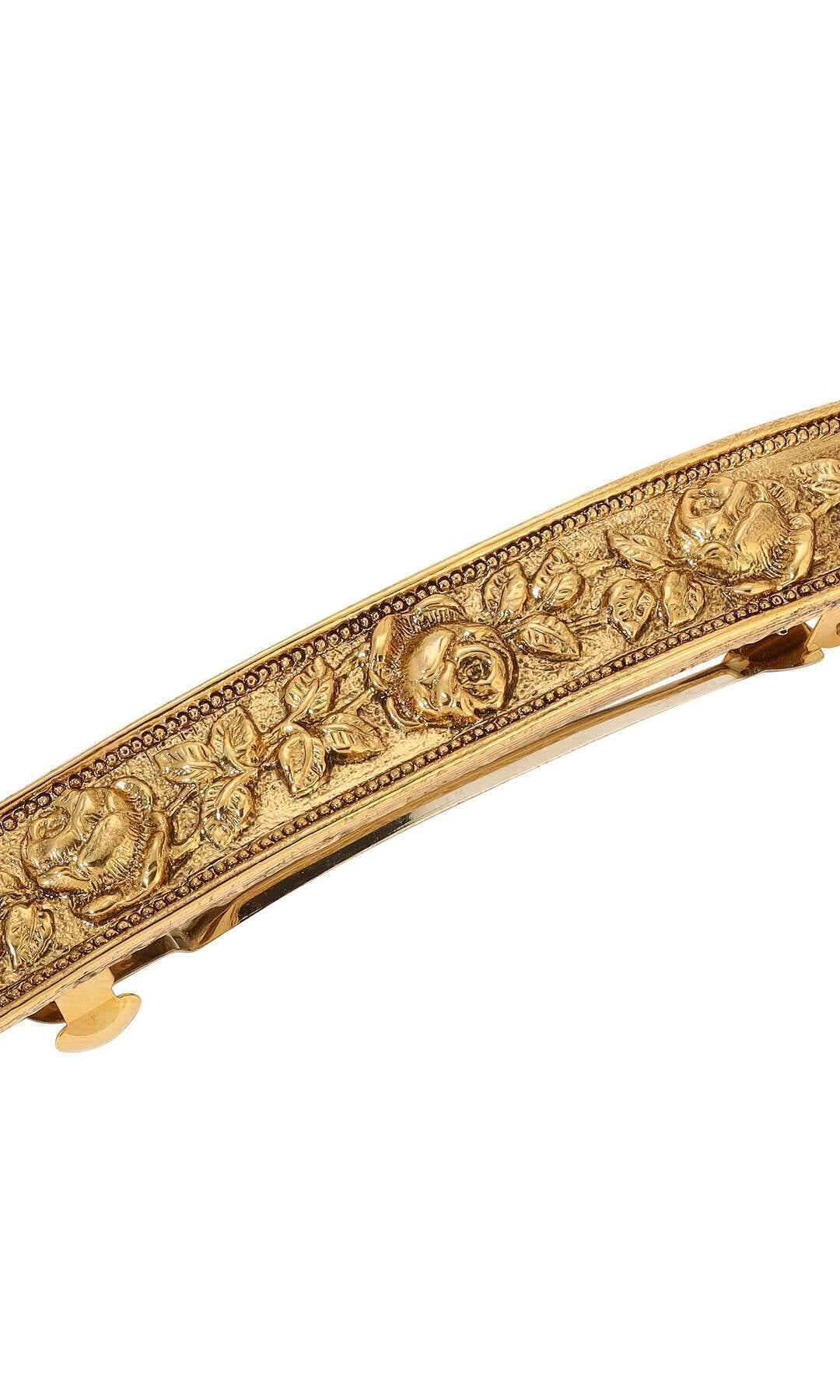 1928 Jewelry Rose Garden Hair Barrette