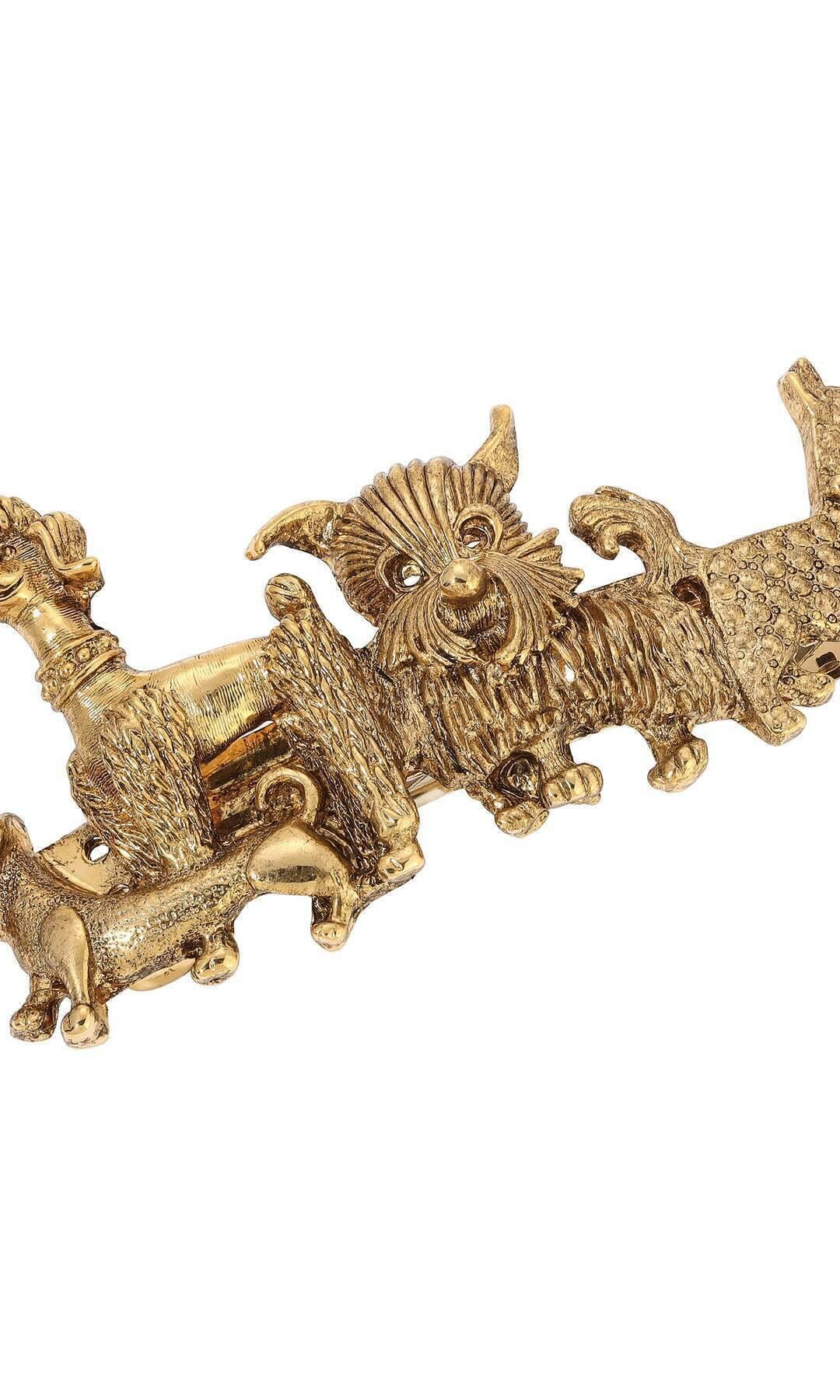 1928 Jewelry Fab Four-Paws Hair Barrette