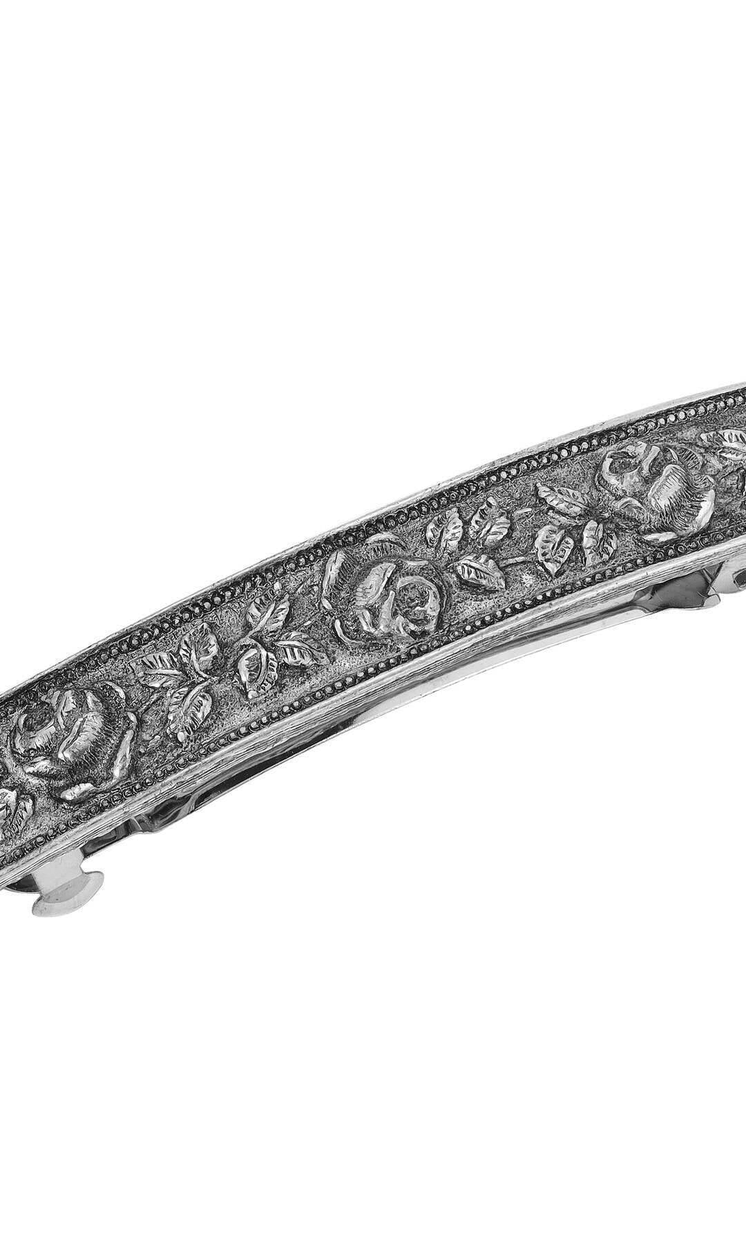 1928 Jewelry Rose Garden Hair Barrette