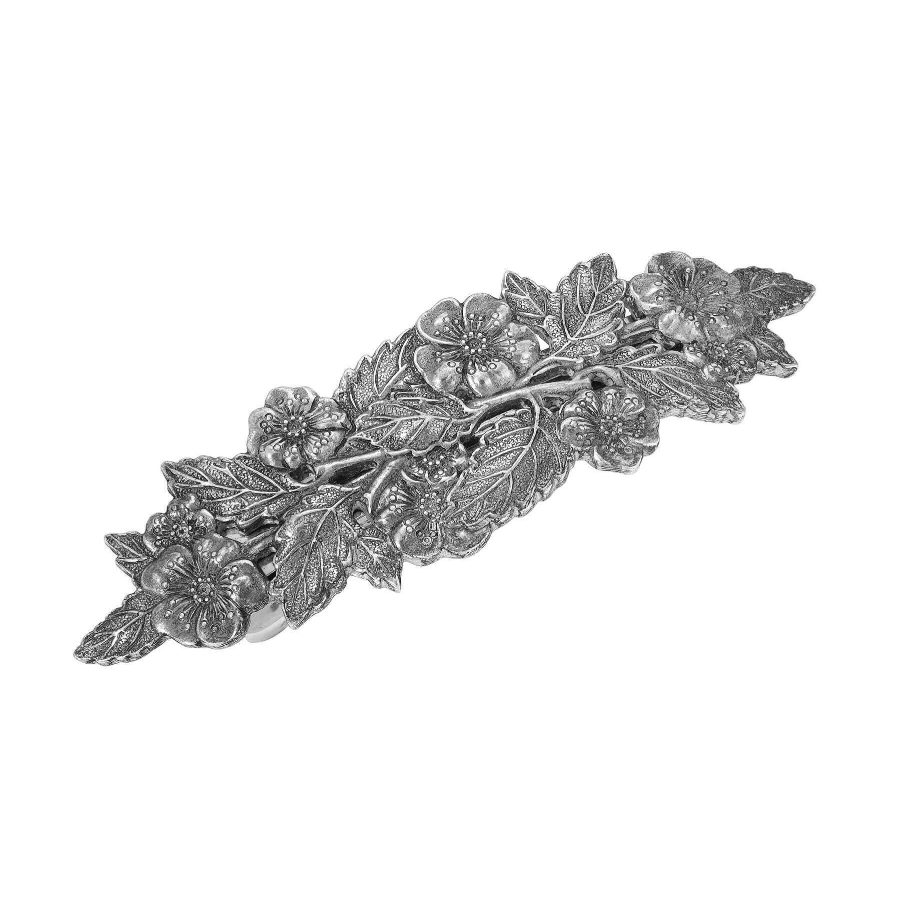 1928 Jewelry Rock Rose Hair Barrette