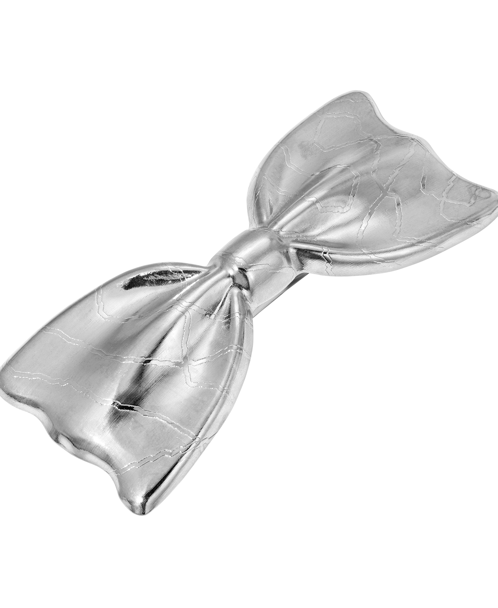 1928 Jewelry Etched Bow Hair Barrette