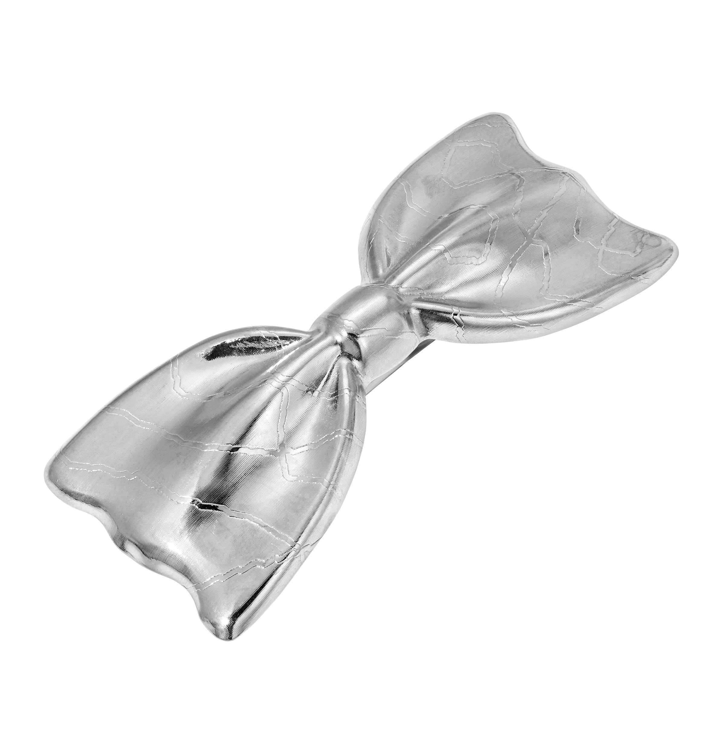 1928 Jewelry Etched Bow Hair Barrette