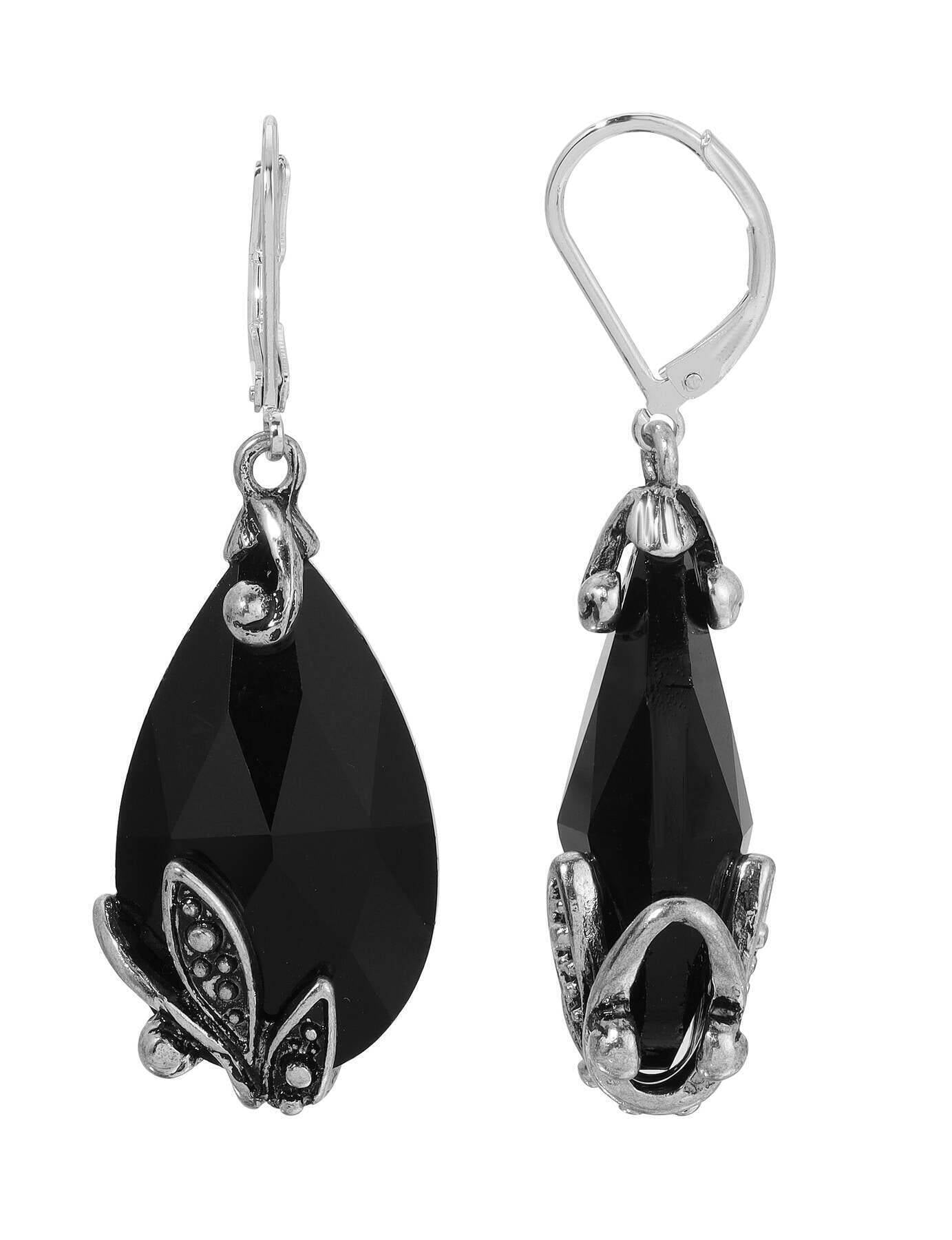 Regency Regal Teardrop Crystal Earrings