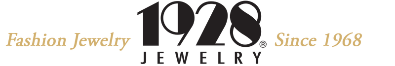 1928 Jewelry logo with text 'Fashion Jewelry Since 1968' on a white background