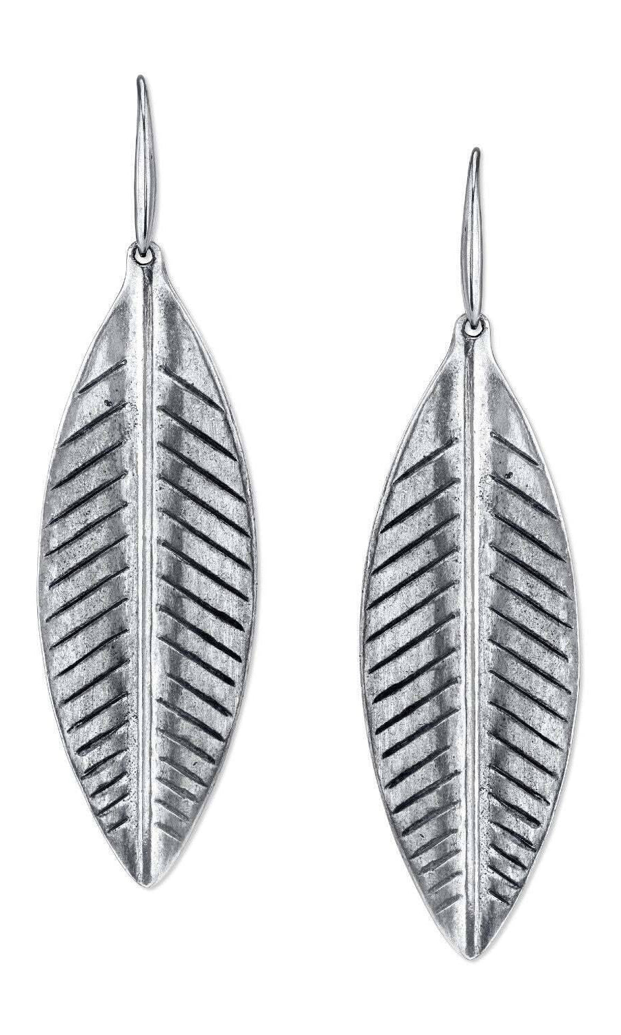 T.R.U. Leaf Drop Earrings