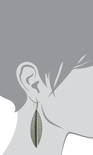 T.R.U. Leaf Drop Earrings