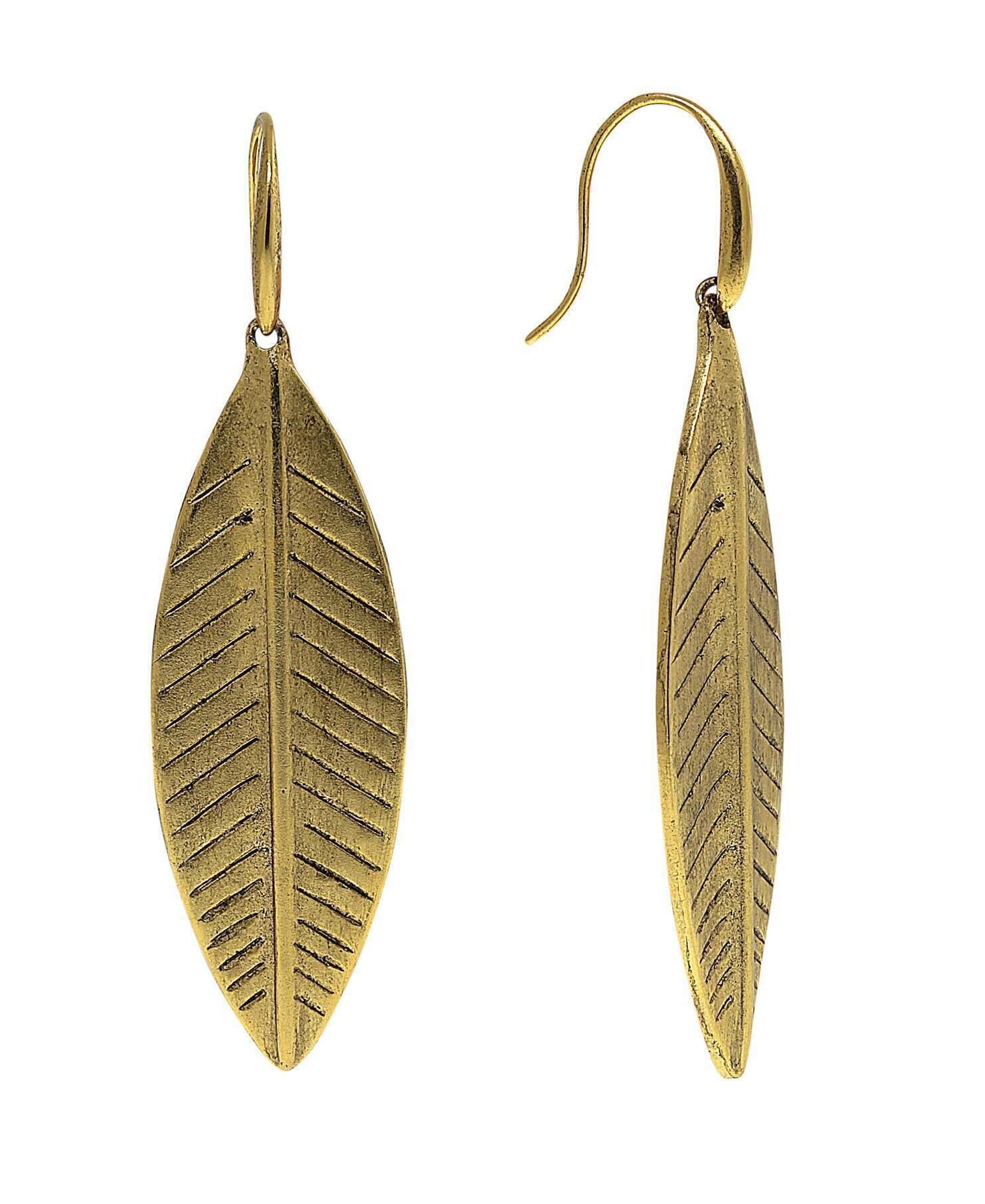 T.R.U. Leaf Drop Earrings