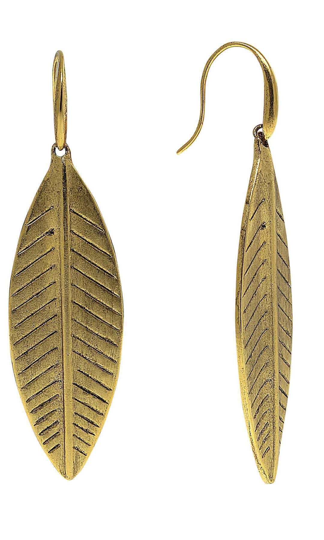 T.R.U. Leaf Drop Earrings