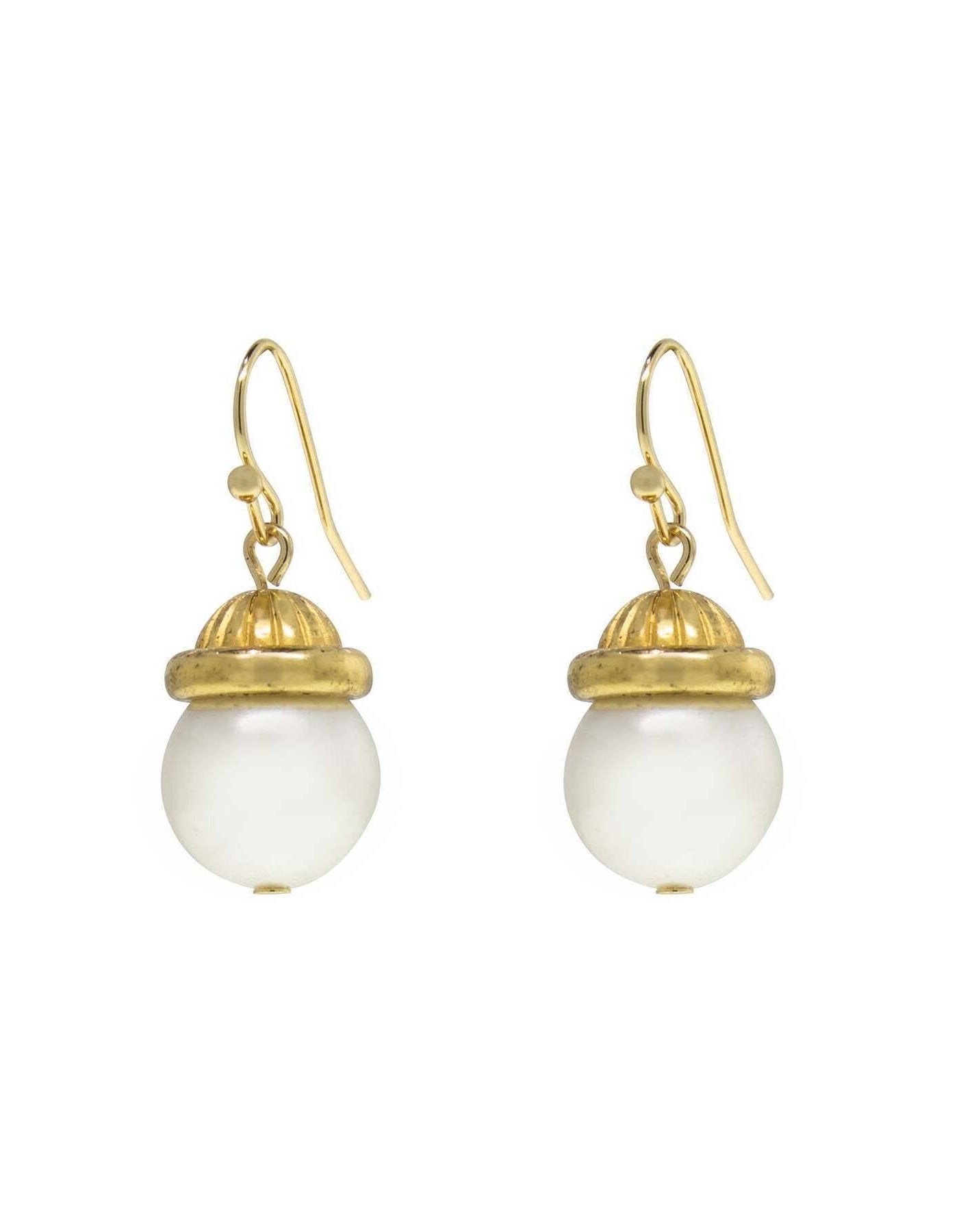 1928 Jewelry Petite Faux Pearl Drop Earrings