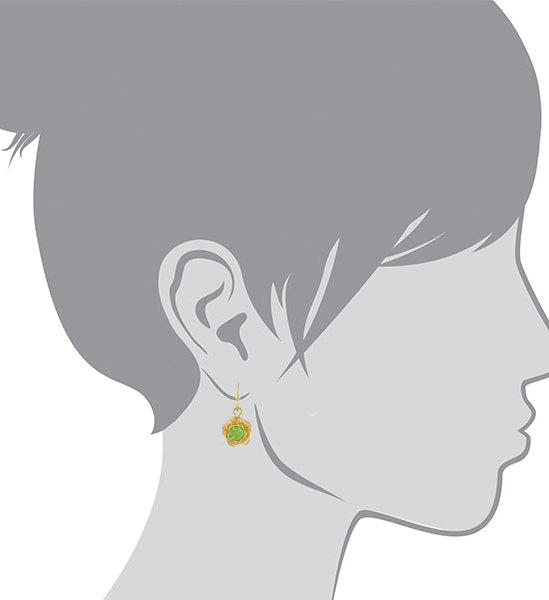 1928 Jewelry Petite Flower Drop Earrings