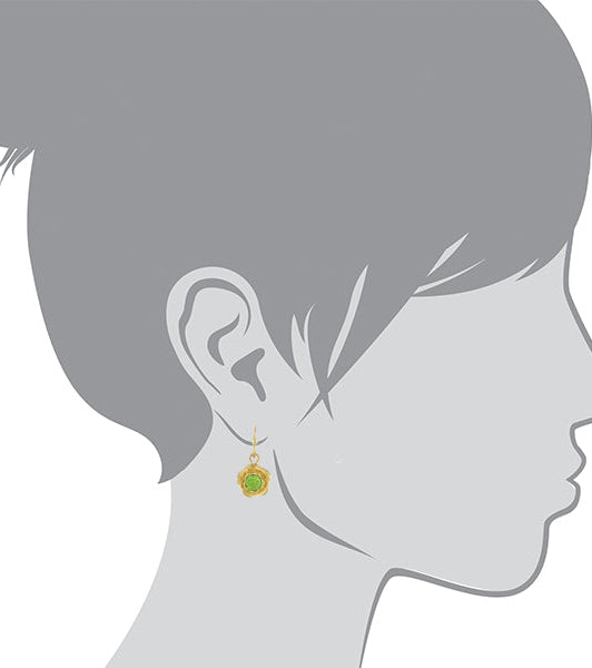 1928 Jewelry Petite Flower Drop Earrings