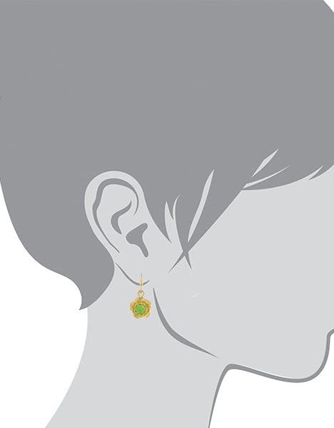 1928 Jewelry Petite Flower Drop Earrings