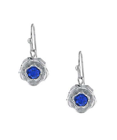 1928 Jewelry Petite Flower Drop Earrings