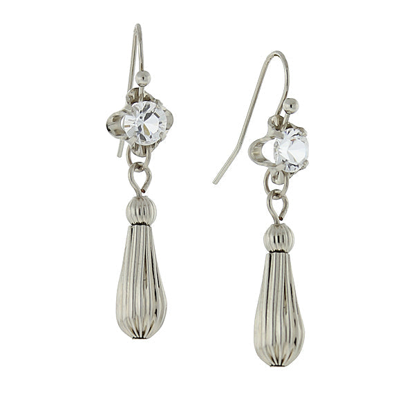 1928 Jewelry Drop Earrings Made With Austrian Crystal