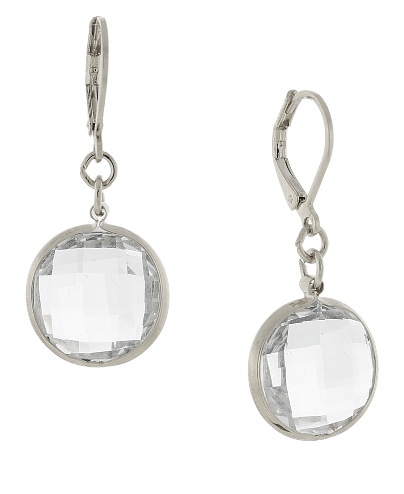 2028 Jewelry Clear Crystal Glass Drop Earrings