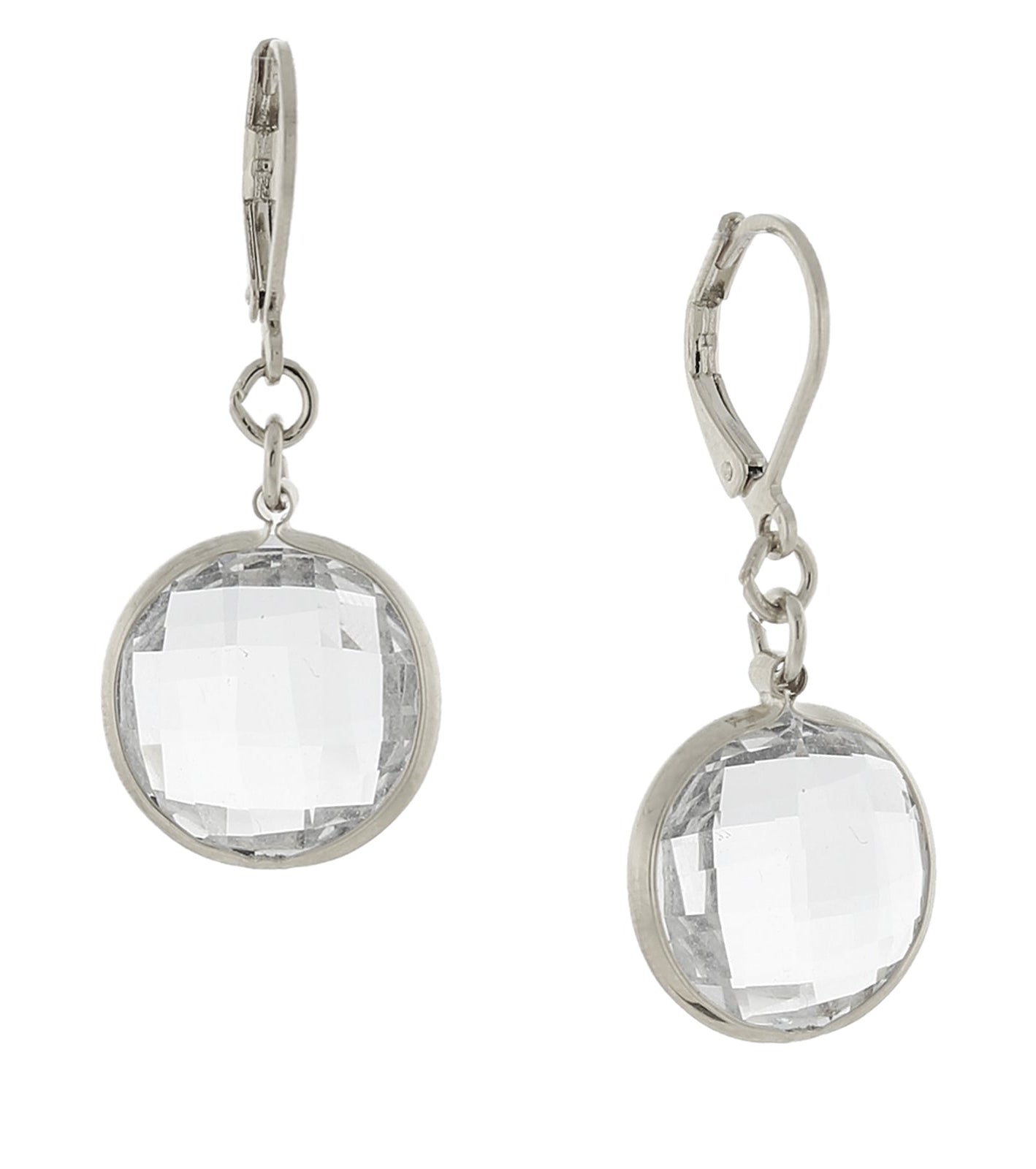 2028 Jewelry Clear Crystal Glass Drop Earrings