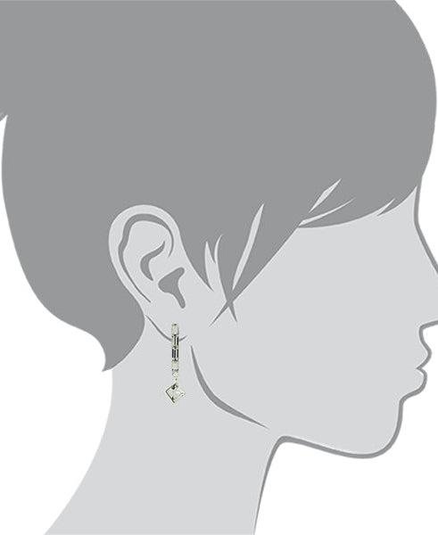 1928 Jewelry Multi Austrian Clear Crystal Drop Earrings