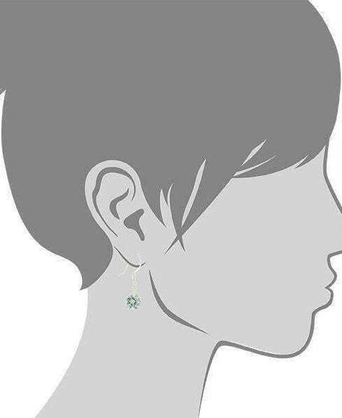 1928 Jewelry Austrian Crystal Fish Hook Drop Earrings