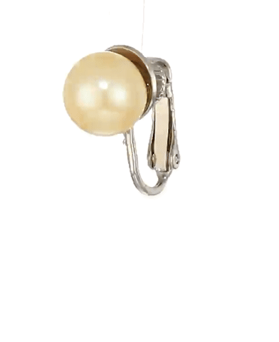 1928 Jewelry Petite Classic Faux Pearl Clip On Earrings
