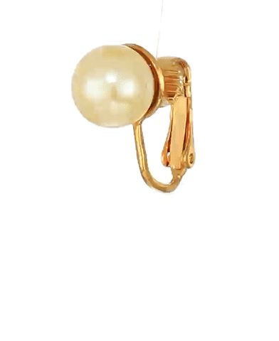 1928 Jewelry Petite Classic Faux Pearl Clip On Earrings