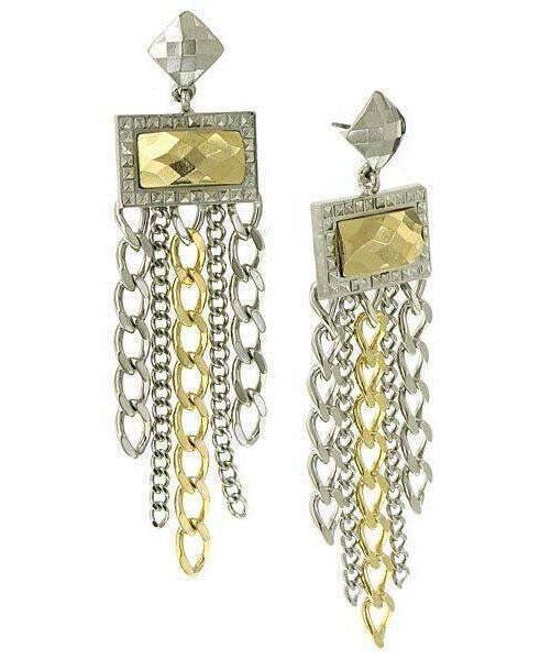1928 Jewelry Fusion Lux Fringe Chandelier Earrings