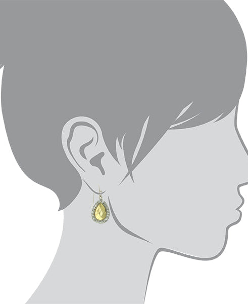 1928 Jewelry Fusion Lux Small Teardrop Earrings