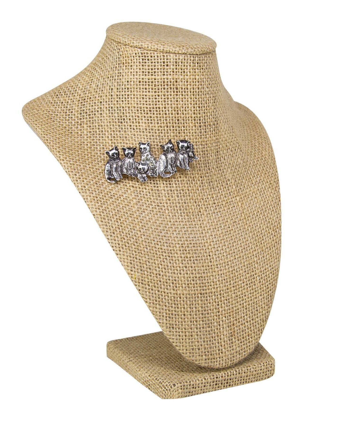 1928 Jewelry Timeless Cats Faux Marcasite Pin