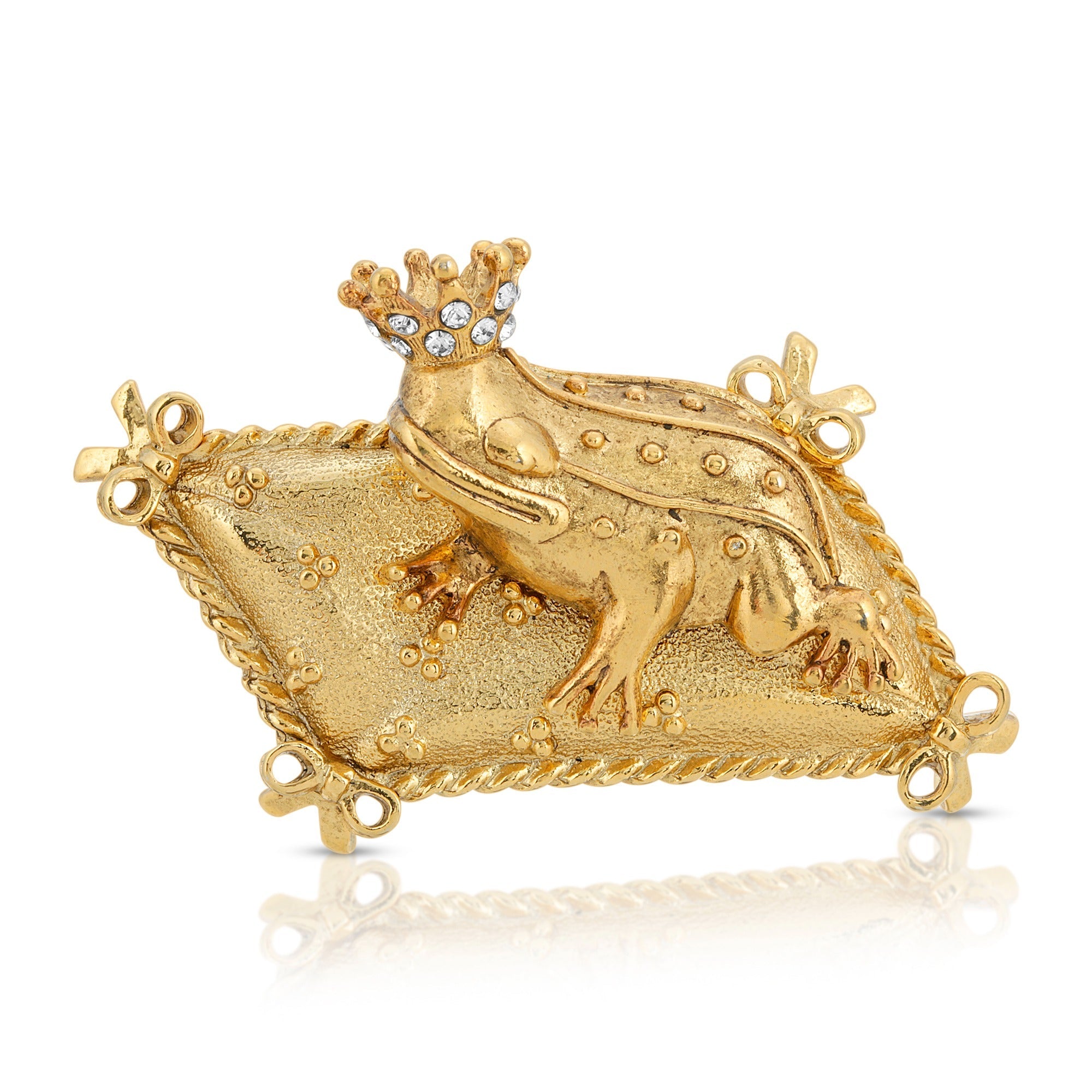 Antiquities Couture Crowning Glory Prince Charming Frog Pin
