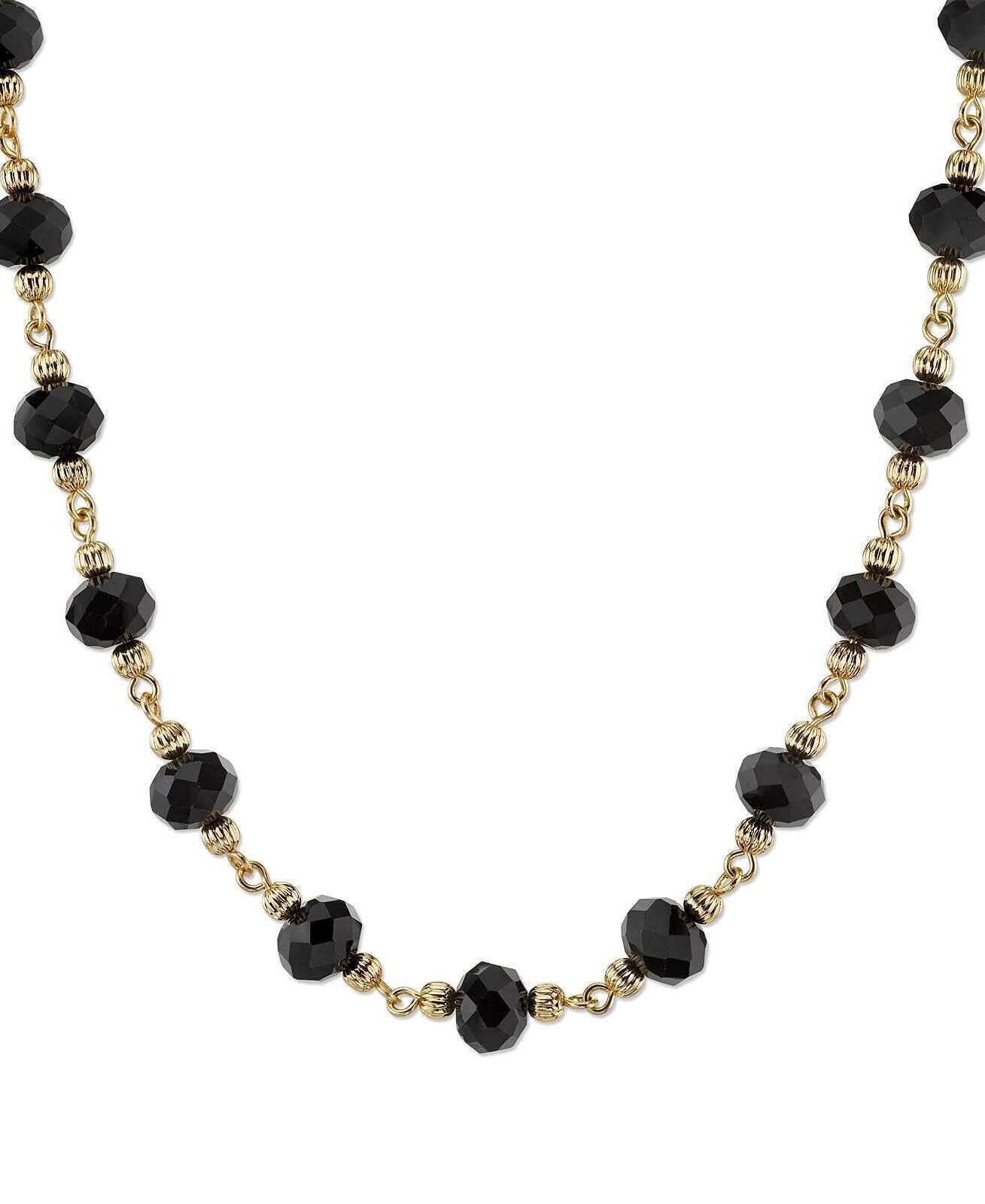 2028 Jewelry Beaded Necklace 16" + 3" Extender