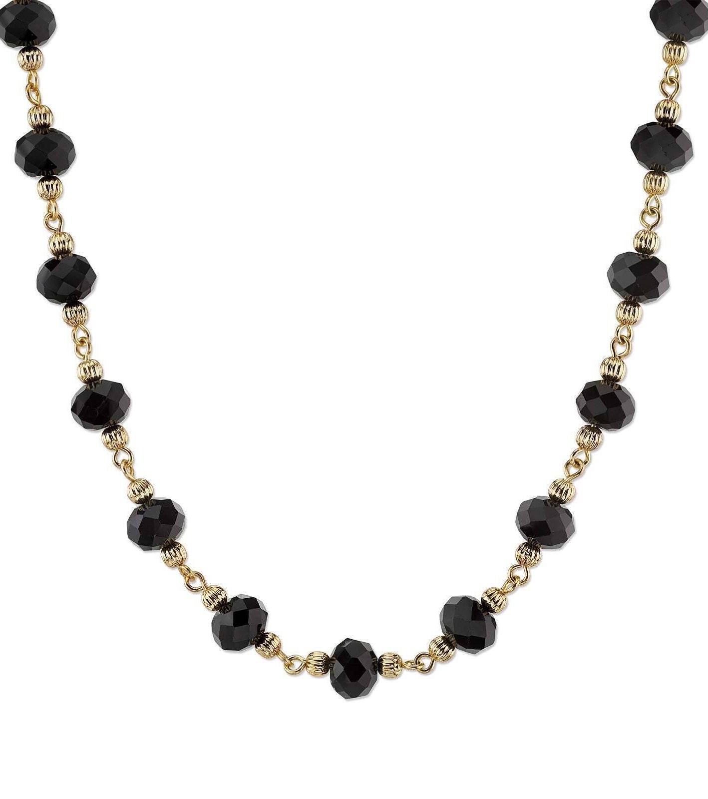 2028 Jewelry Beaded Necklace 16" + 3" Extender