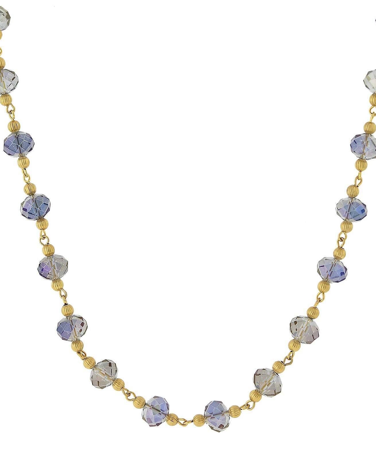 2028 Jewelry Beaded Necklace 16" + 3" Extender