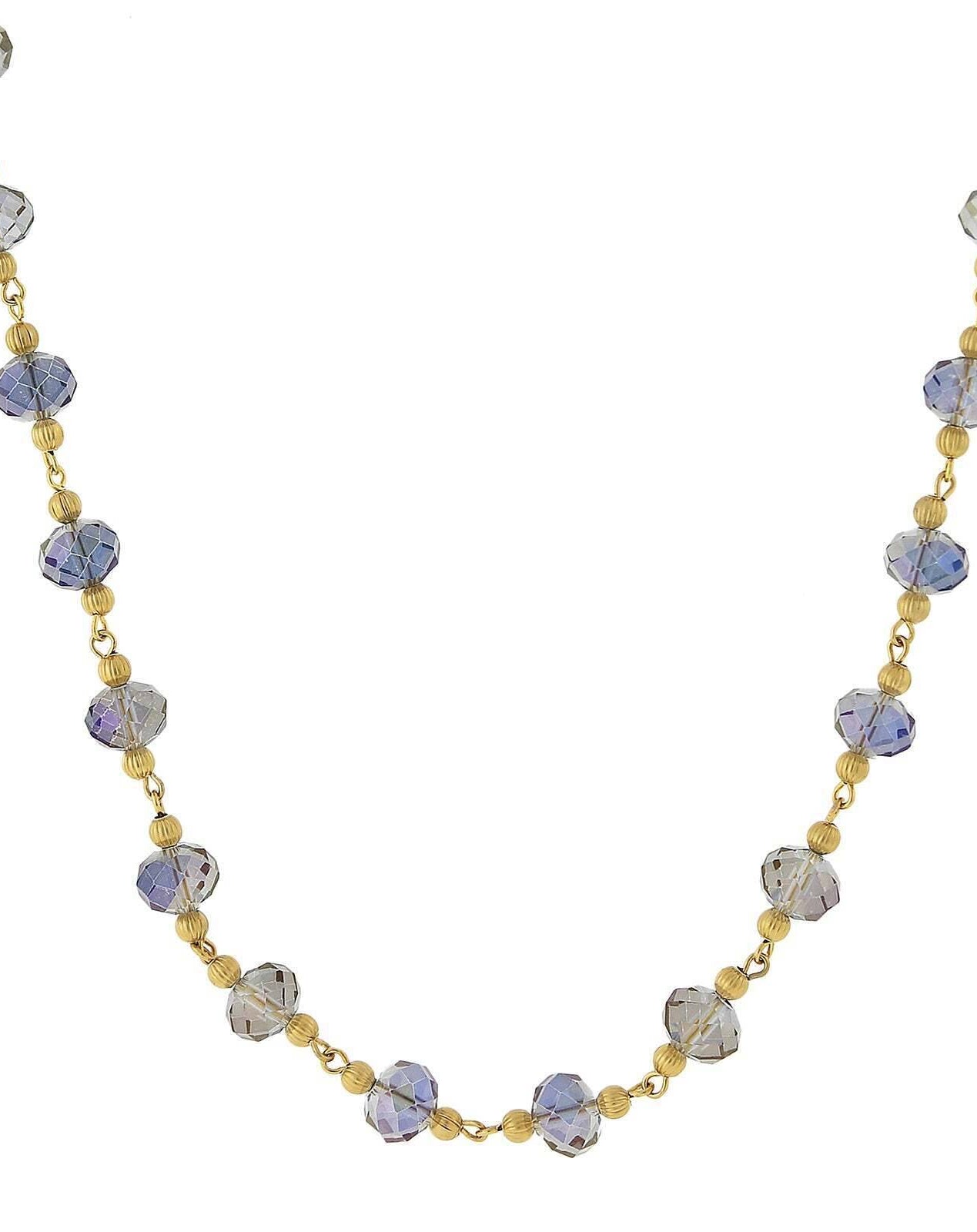 2028 Jewelry Beaded Necklace 16" + 3" Extender