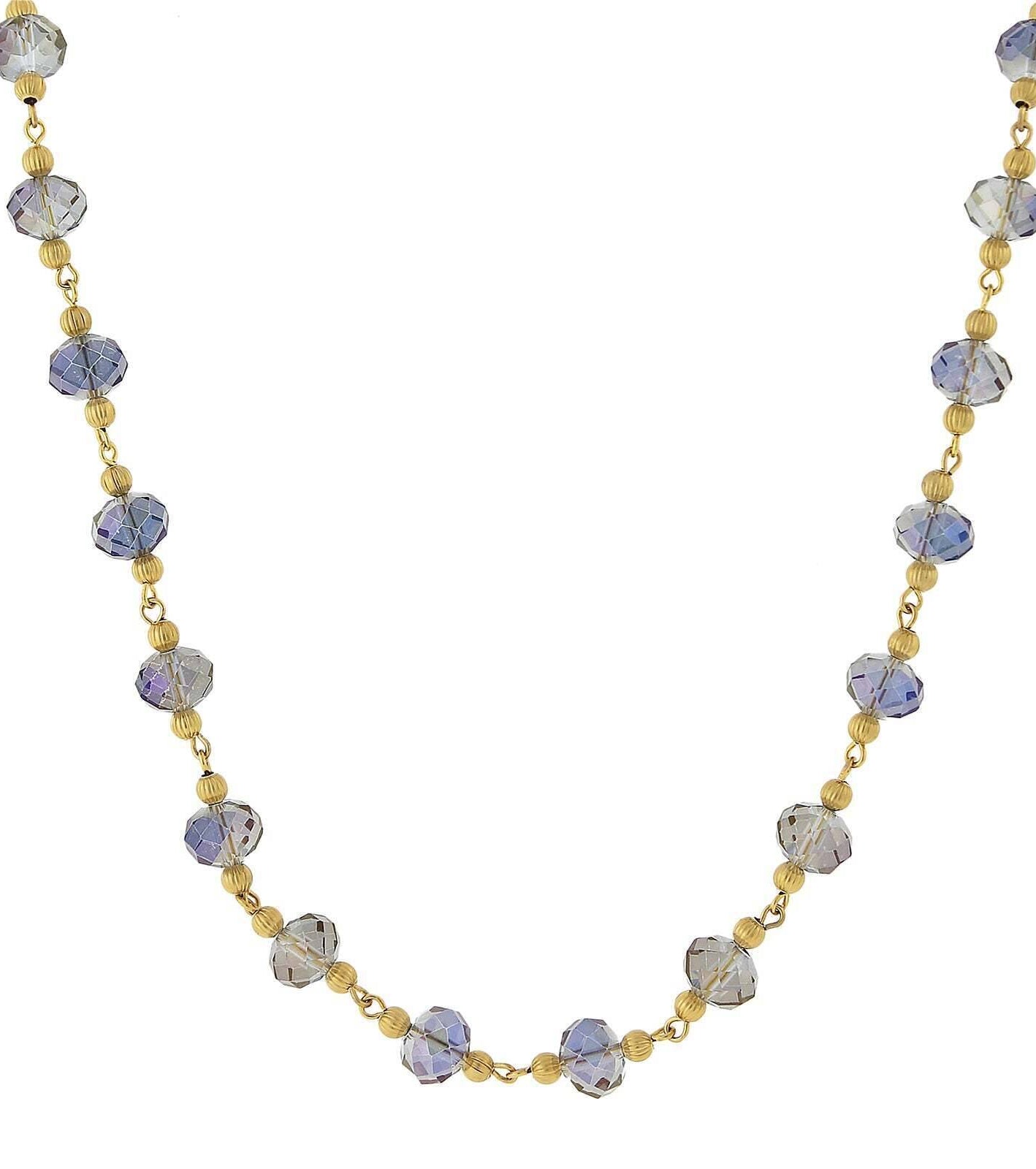 2028 Jewelry Beaded Necklace 16" + 3" Extender