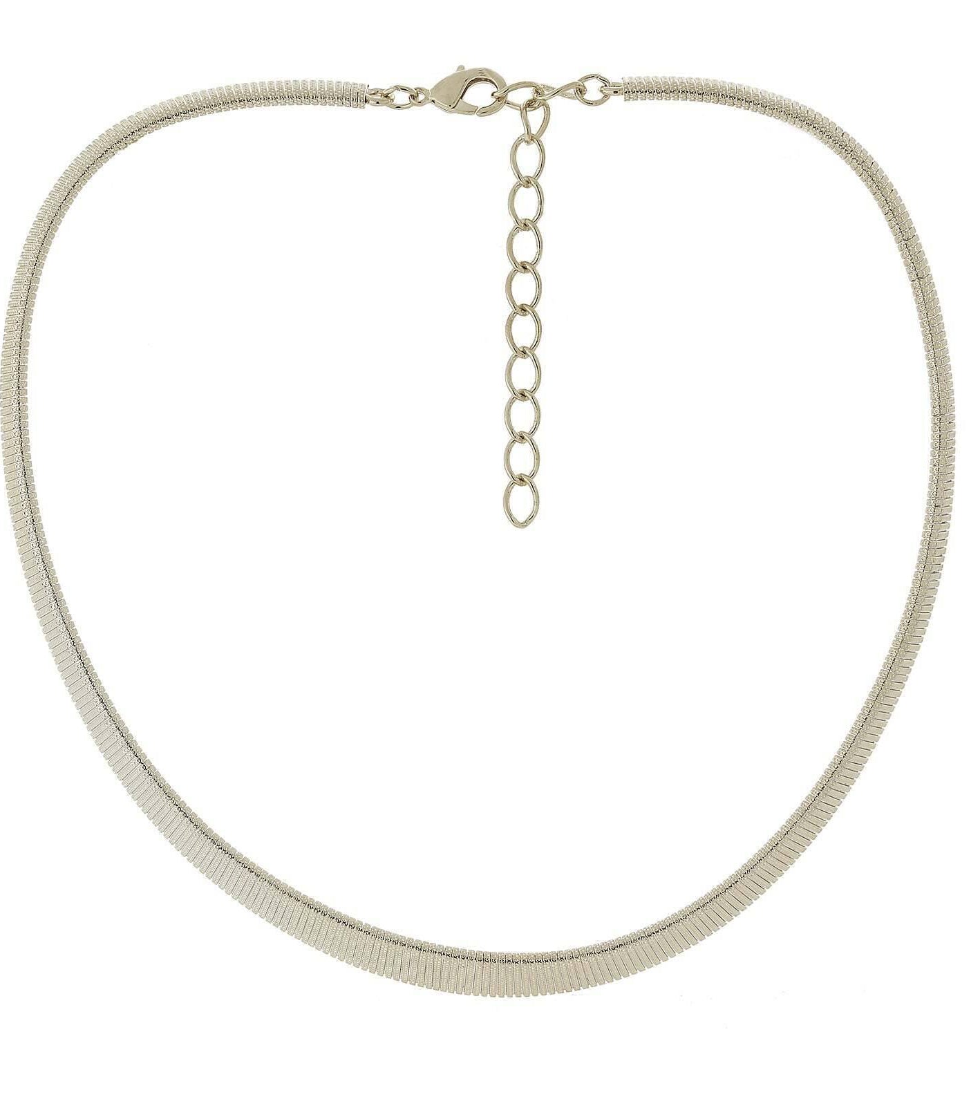 2028 Jewelry Classic Omega Collar Necklace 18" + 3" Extender