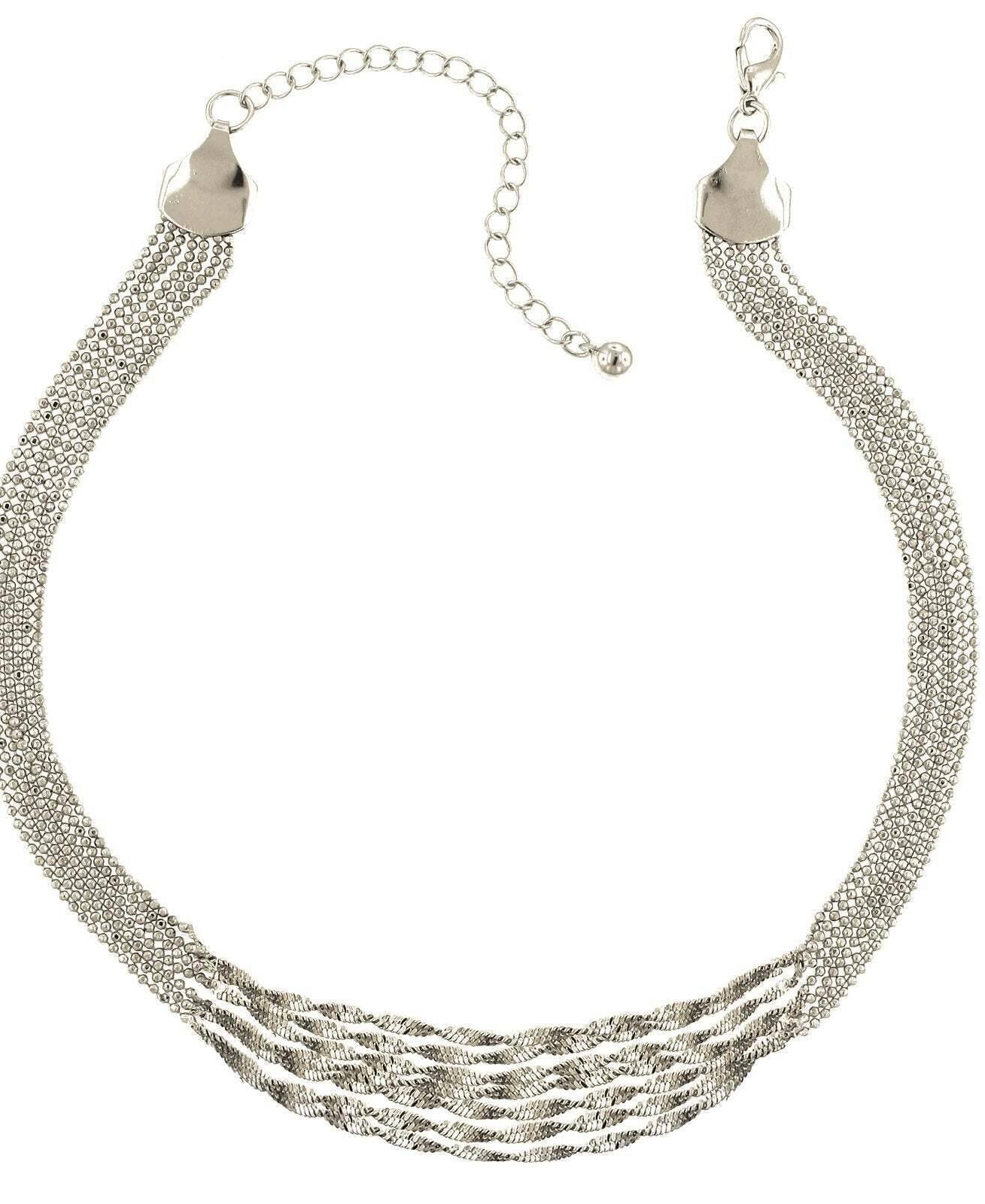 2028 Jewelry Multi Twist Chain Necklace 16" + 3" Extender