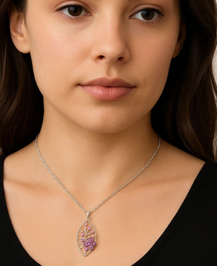 1928 Jewelry Pave Butterfly Necklace Pendant Necklace 16" + 3" Extender