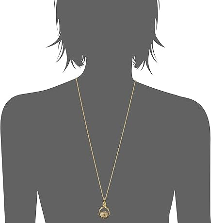 1928 Jewelry 3 Sided Spinner Locket Necklace 30"