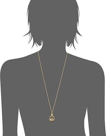 1928 Jewelry 3 Sided Spinner Locket Necklace 30"