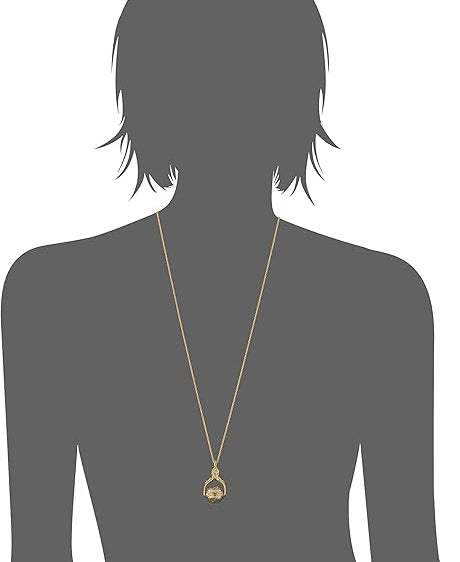 1928 Jewelry 3 Sided Spinner Locket Necklace 30"