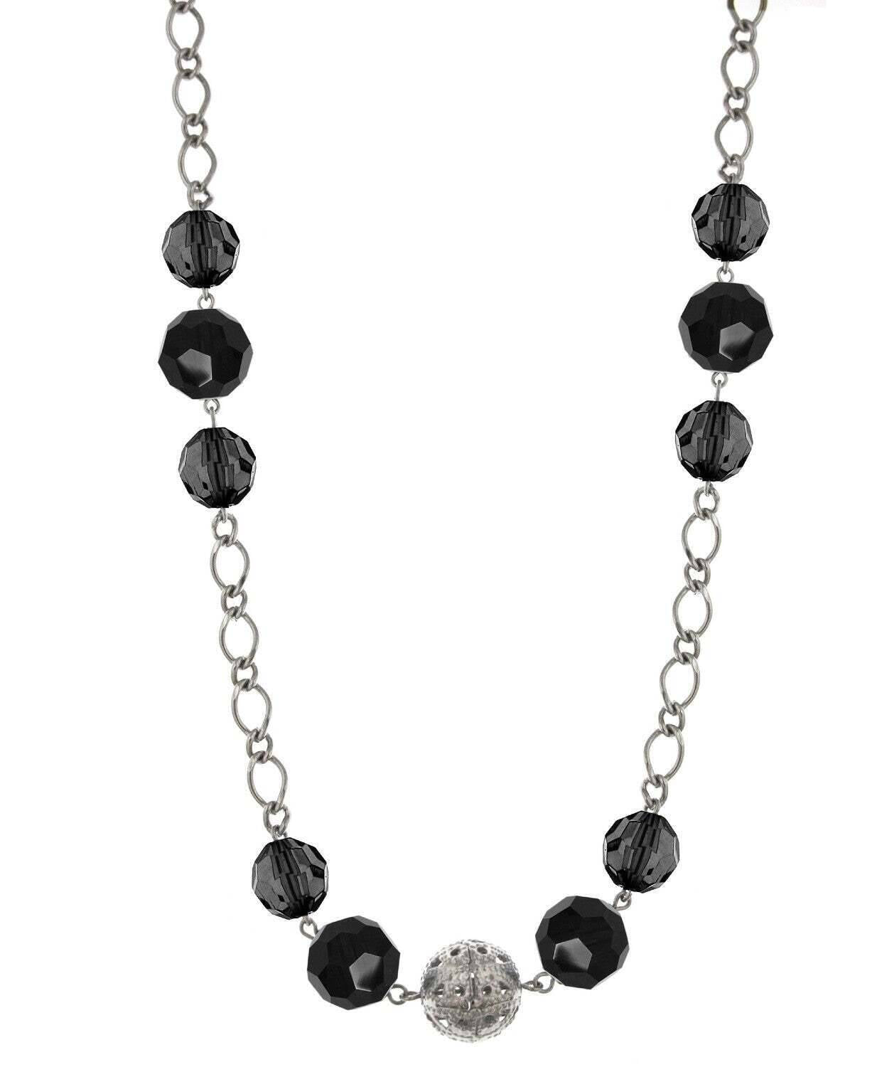 1928 Jewelry Multi Color Beaded Long Necklace 44"