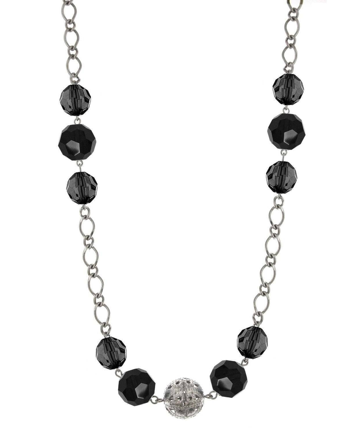 1928 Jewelry Multi Color Beaded Long Necklace 44"