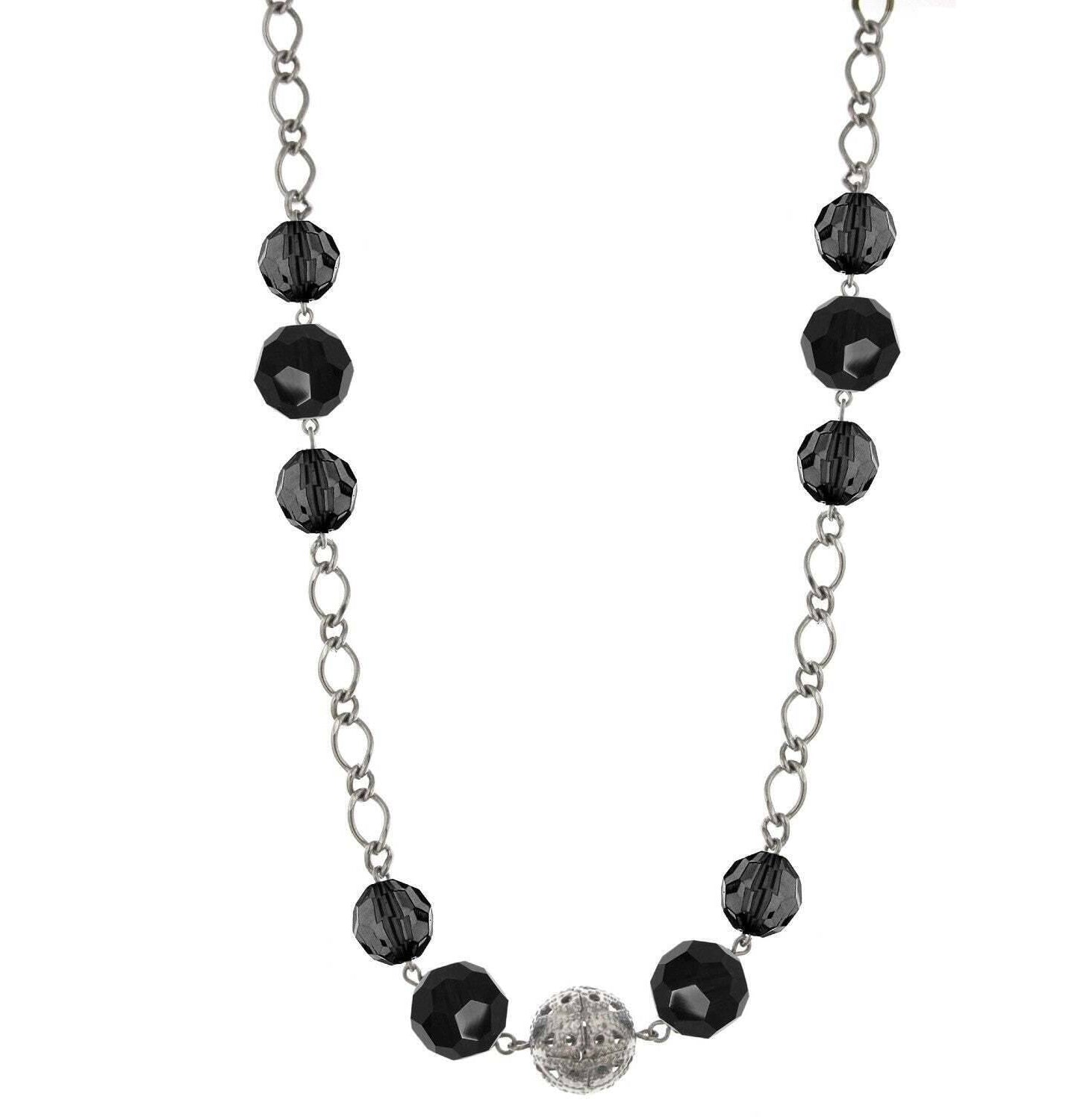 1928 Jewelry Multi Color Beaded Long Necklace 44"