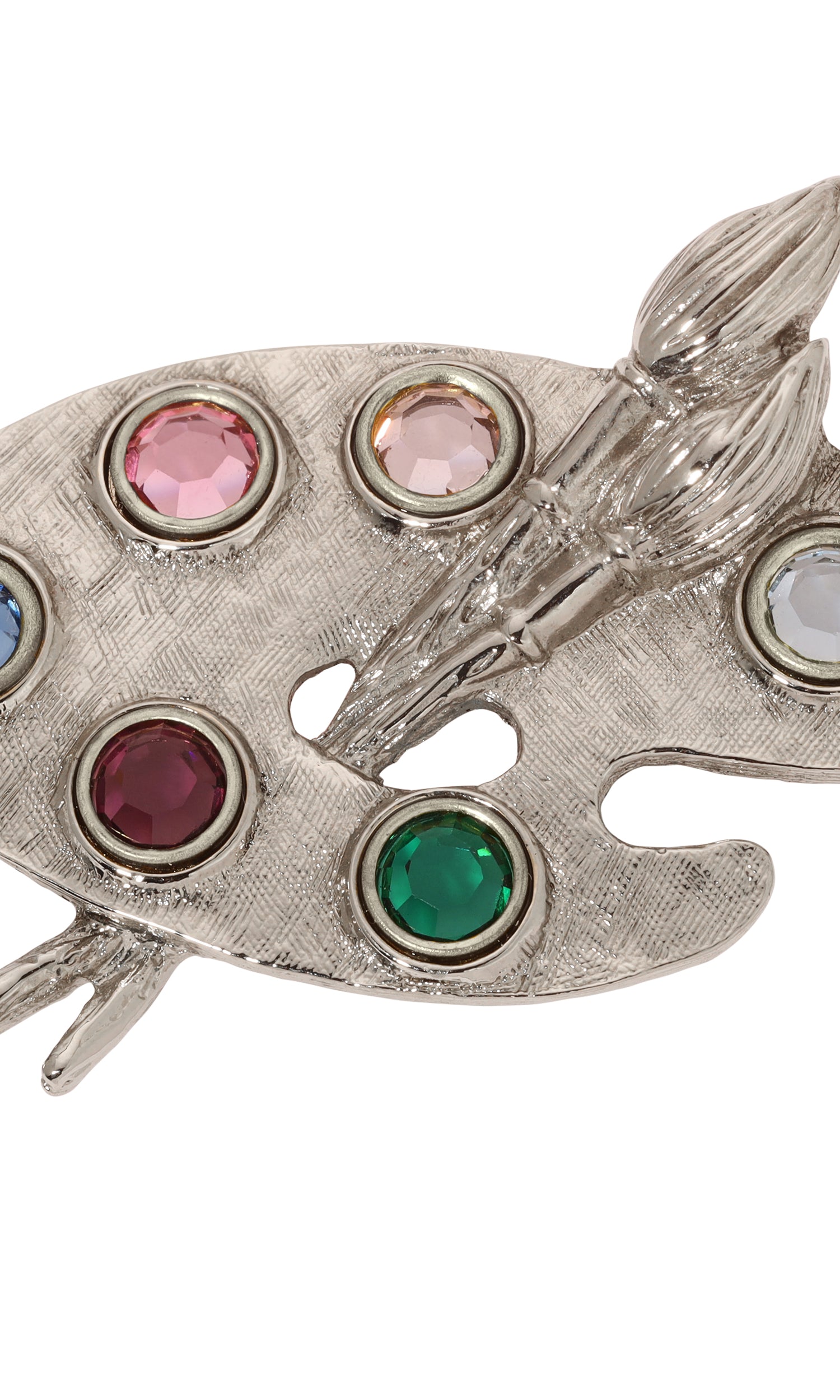 1928 Jewelry Da Vinci's Brush & Paint Palette Brooch