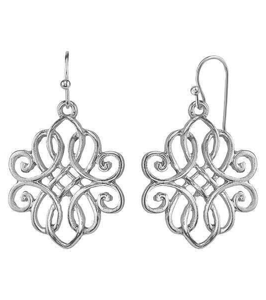 1928 Jewelry Classic Filigree Drop Earrings