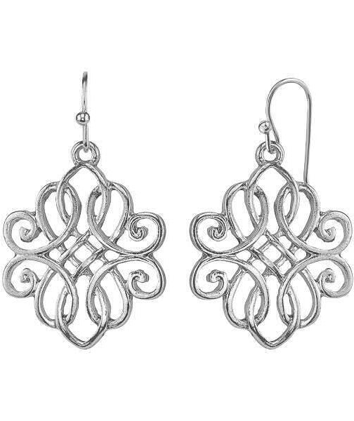 1928 Jewelry Classic Filigree Drop Earrings