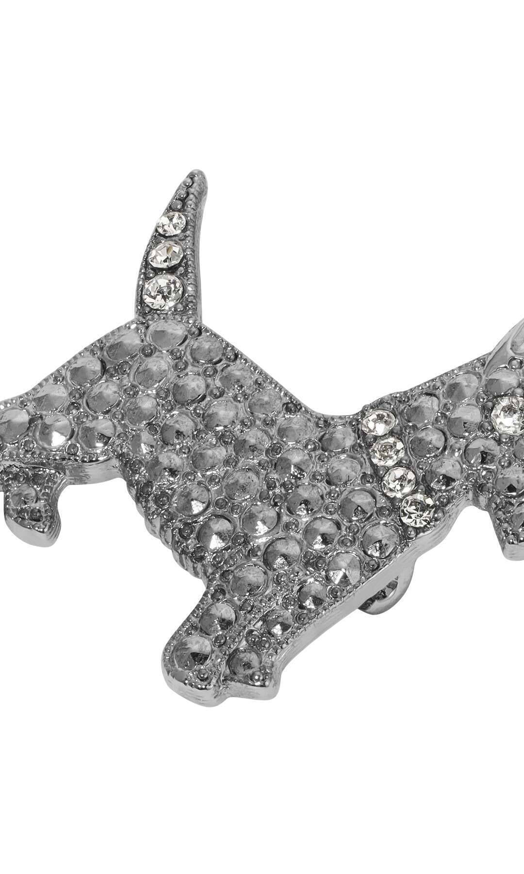 1928 Jewelry Deco Crystal Scottish Terrier Pin