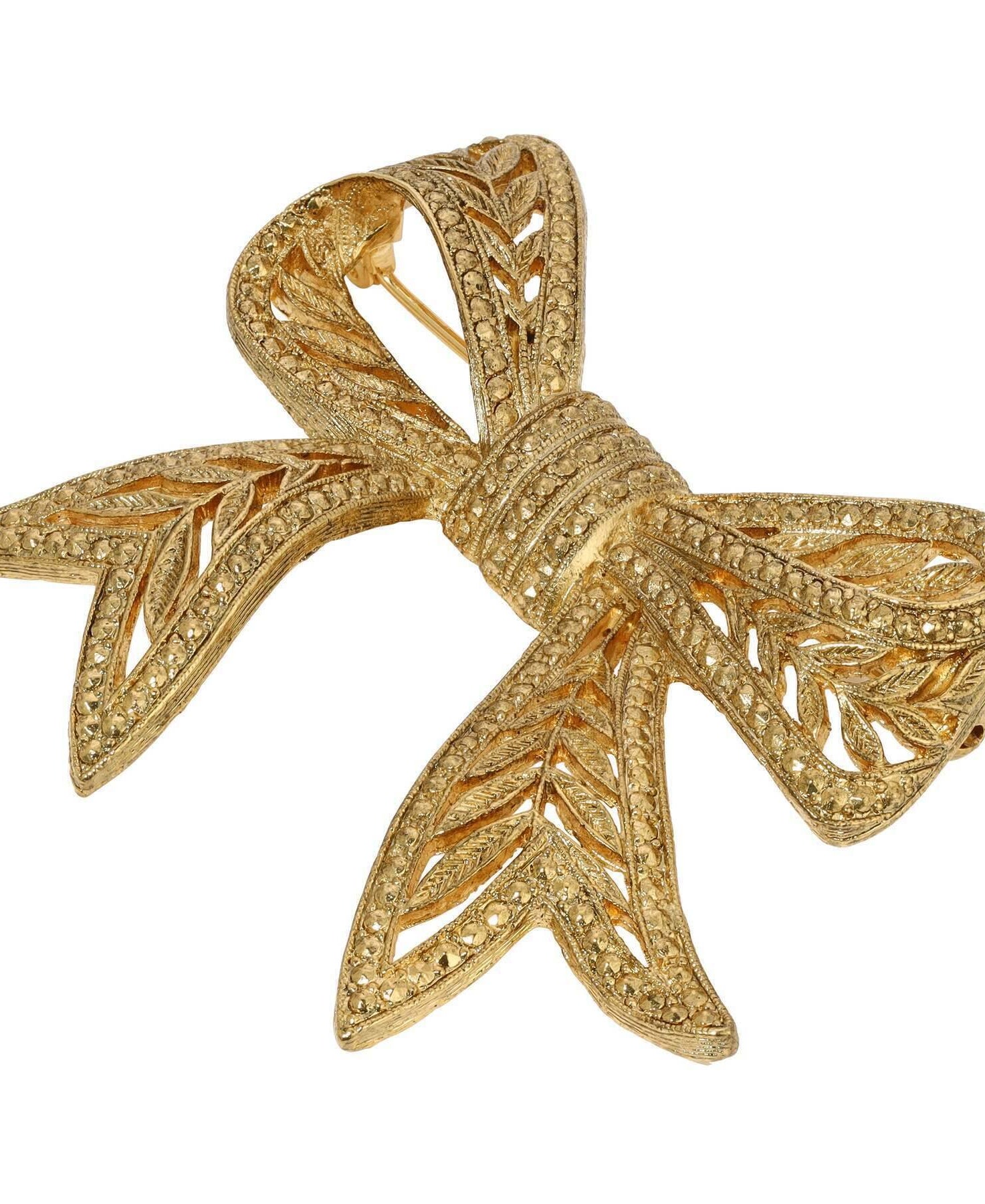 1928 Jewelry Deco Bow Pin