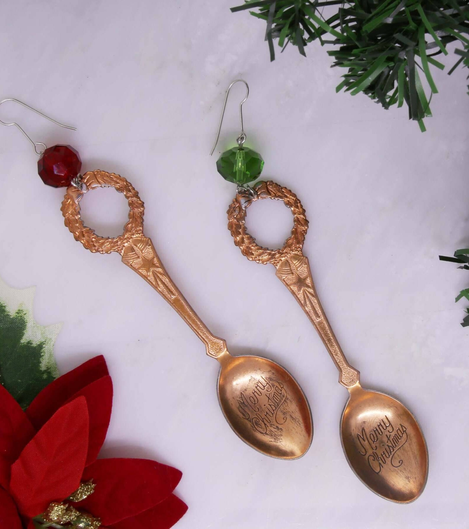 1928 Jewelry Classic Christmas Teaspoon Tree Ornament