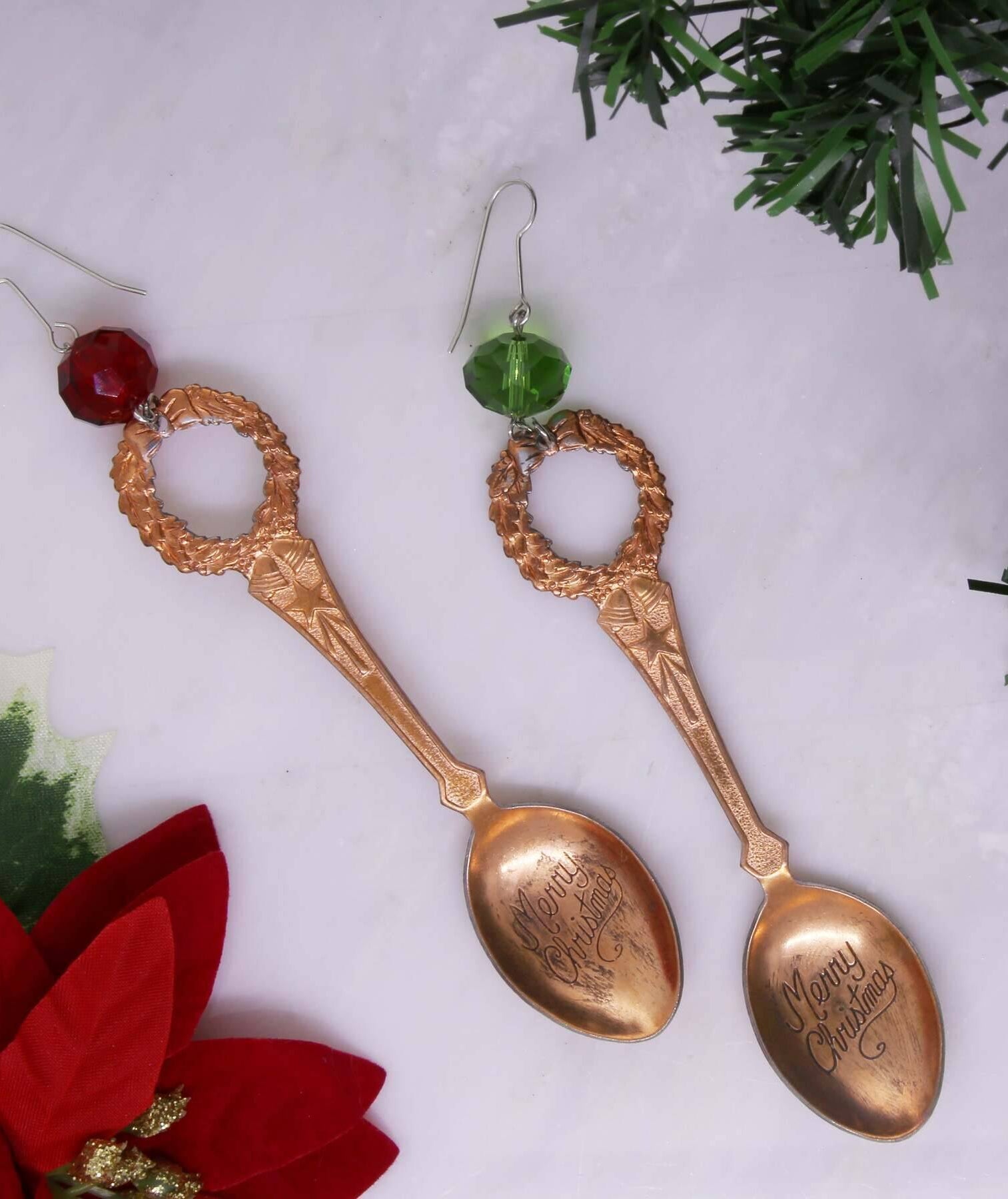 1928 Jewelry Classic Christmas Teaspoon Tree Ornament